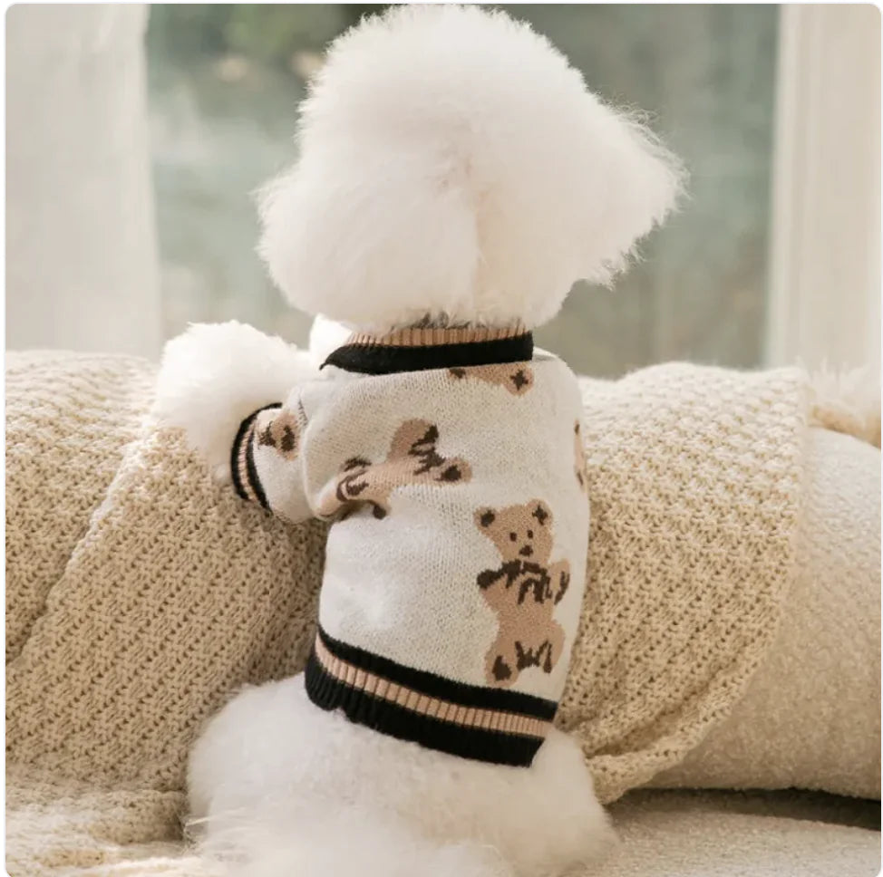 Warm Knitted Sweater for Dogs