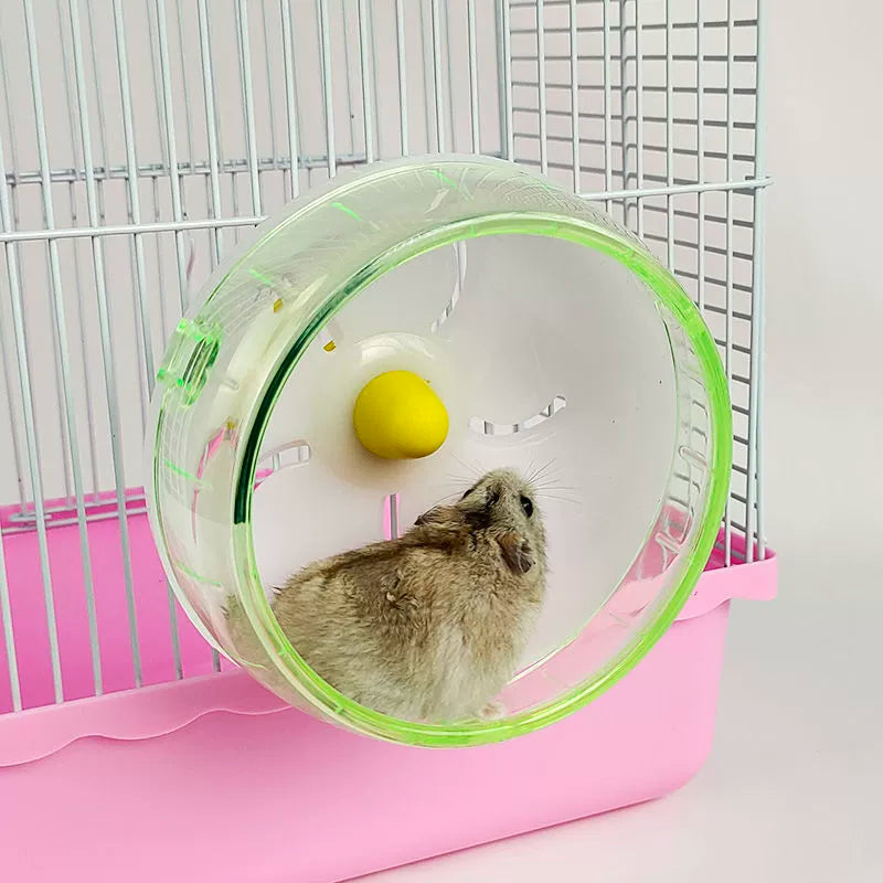 New Arrival Hamster Running Wheel Mute Running Wheel Hamster Cage Running Wheel Djungarian Hamster Sport Ball Hamster Supplies Toys