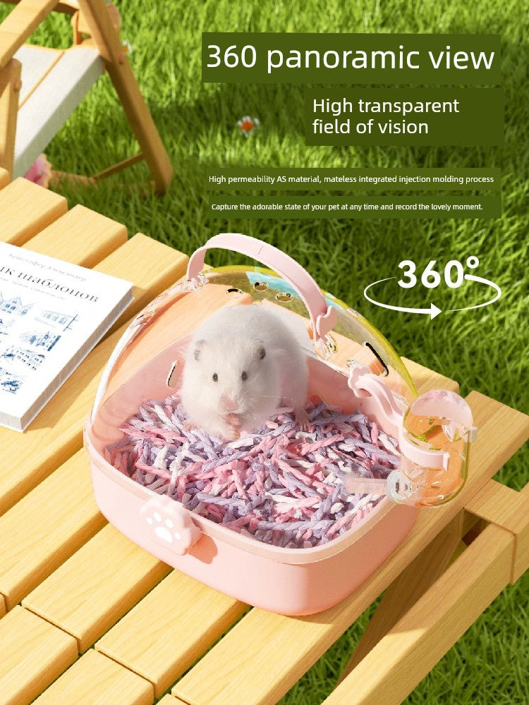 Bukaxing Hamster Outer Cage Star Cage Acrylic Sugar Glider Diaper Bag Djungarian Hamster Dedicated Product out Cage