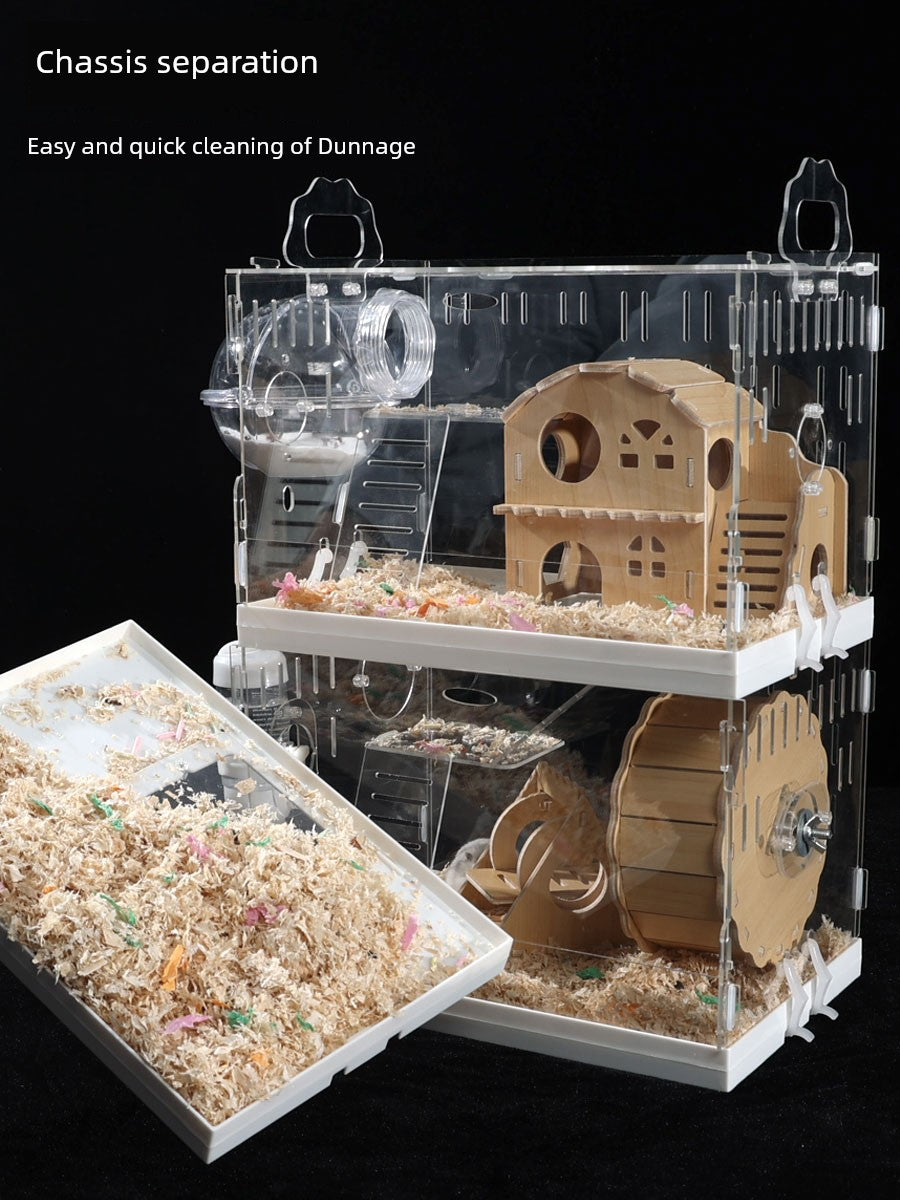 Special Acrylic Double-Layer Luxury Full Set Cage