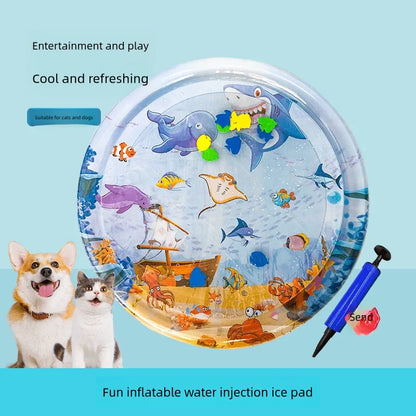 Cat Water Bed  Water Cat Mat for Puppy Dogs Cats Pet Kennel Top Quality Cool Cold Summer Cooling Water Bed For Cats