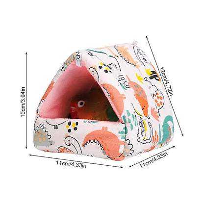 Parrot Warm Bed Warm House durable Hammock Hut Tent Bed Hanging Cave Plush Cushion For Lovebirds Parakeets Plush Cushion