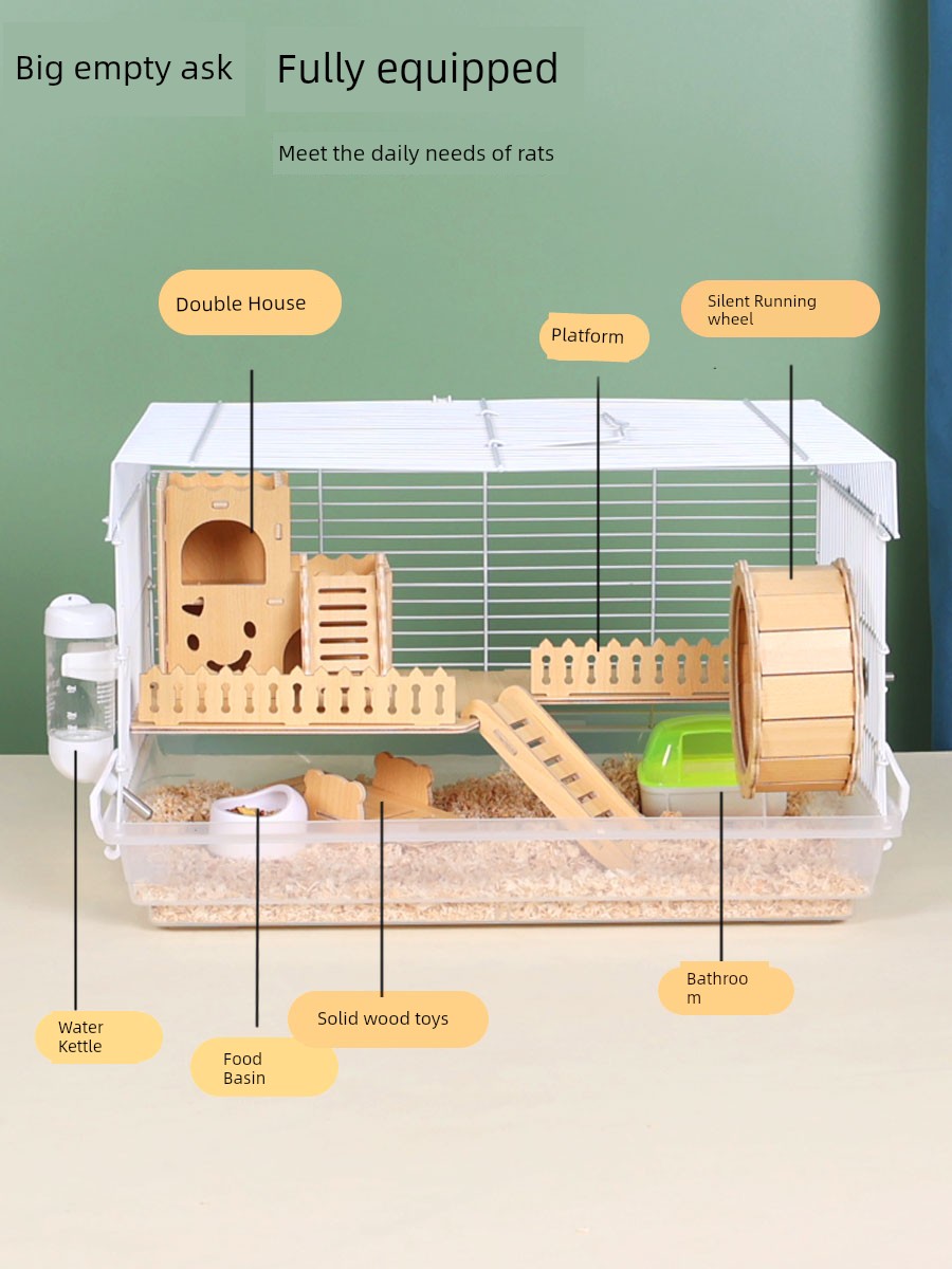 Dedicated Mini Set Luxury House Djungarian Hamster