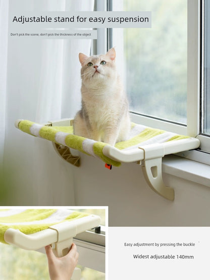 Meow Hu Wang Ye Bedside Cat Nest Window Cat Hanging Bed Window Hammock Hanging Cat Hanging Nest Pet Window Sill Cat Climber