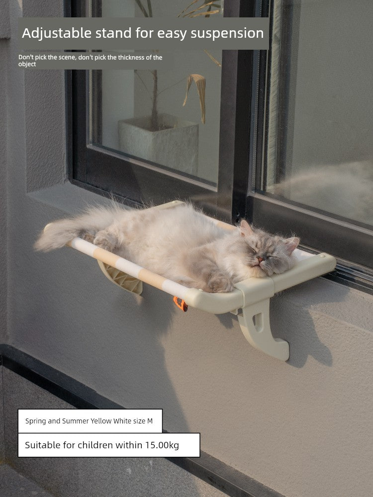 Meow Hu Wang Ye Bedside Cat Nest Window Cat Hanging Bed Window Hammock Hanging Cat Hanging Nest Pet Window Sill Cat Climber