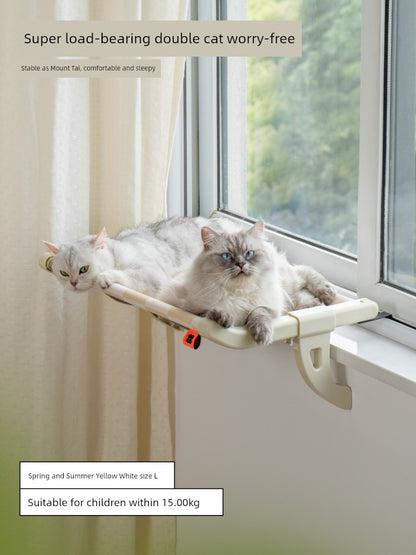 Meow Hu Wang Ye Bedside Cat Nest Window Cat Hanging Bed Window Hammock Hanging Cat Hanging Nest Pet Window Sill Cat Climber