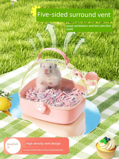 Bukaxing Hamster Outer Cage Star Cage Acrylic Sugar Glider Diaper Bag Djungarian Hamster Dedicated Product out Cage